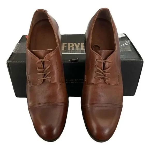Frye Grant Lace Up Almond Toe Oxford Cognac Leather Dress Shoe Men's Size  9D is available for purchase on au PAY Market - Imported Goods Online Store  Co.Ltd. | au PAY Market -